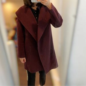 Club Monaco wool coat double-faced XS nearly new!